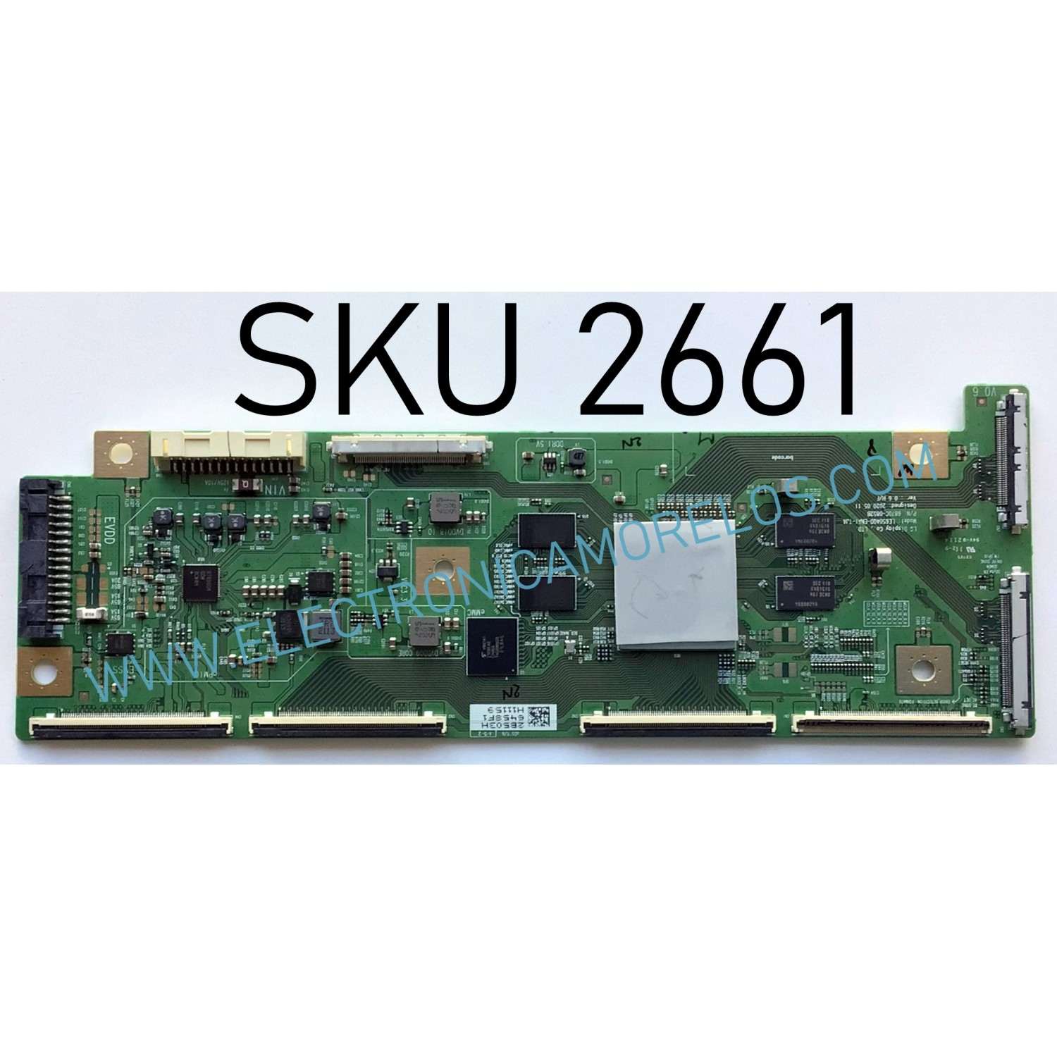 T-CON PARA TV LG / NUMERO DE PARTE 6871L-6458F / 6870C-0852B / 6458F1 / LE65DAQD / MODELO OLED48C1PUB / OLED48C1AUB